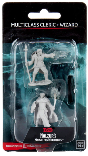 Dungeons & Dragons: Nolzurs Marvelous Miniatures: Multiclass Cleric & Wizard 90151